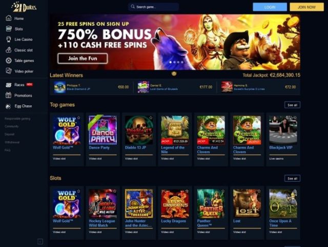 html5 casino games online