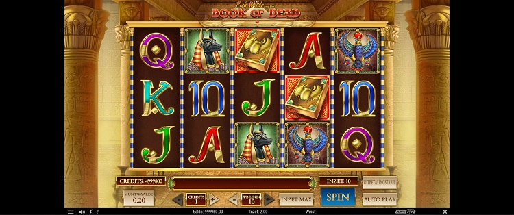 online casino book of dead