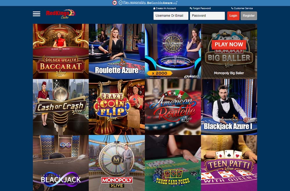 reel kings Mobile Casino