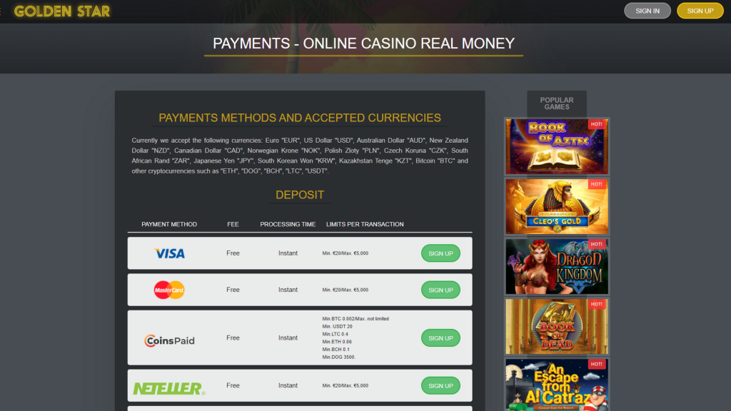 best online casino de