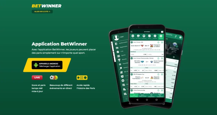 Betwinner App Votre Porte d'Entrée vers le Monde des Paris Sportifs