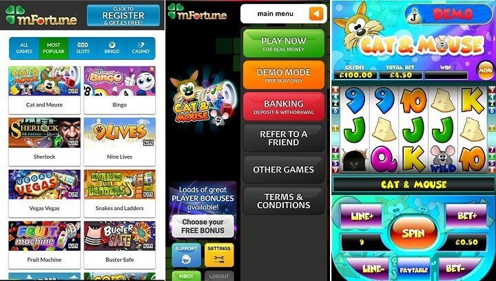 casino games machine online