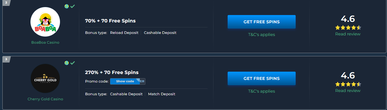 no deposit bonus vegas casino 2020